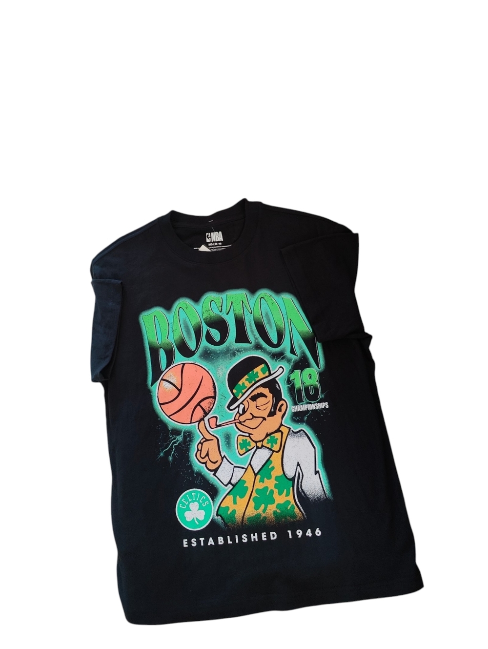 Boston Celtics 18-Time NBA Champs Black T-Shirt 